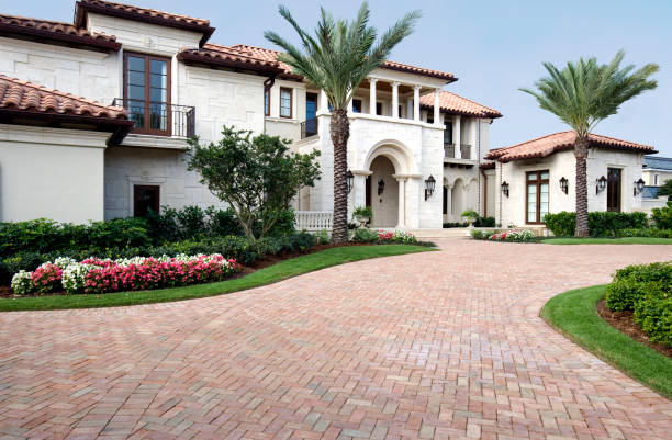 Residential Paver Driveway in Bowie, TX